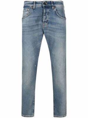 Prps stonewashed straight-leg jeans - Blue