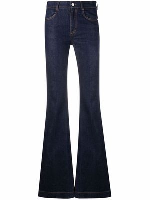 Stella McCartney high-waisted flared jeans - Blue
