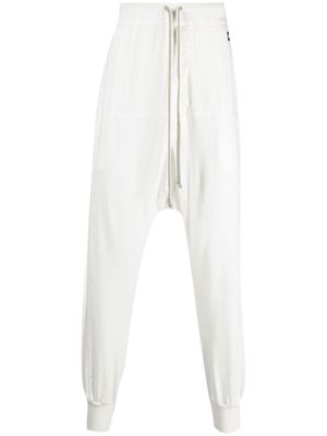 Rick Owens DRKSHDW drop-crotch cotton trousers - White
