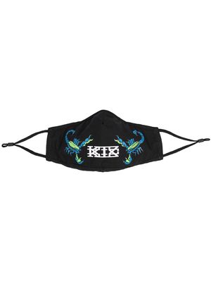 KTZ scorpion-print face mask - Black