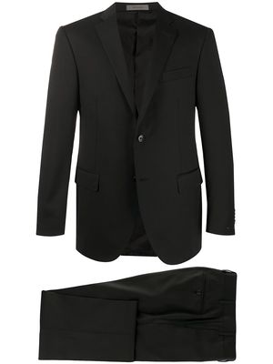 Corneliani fitted two-piece suit - Black