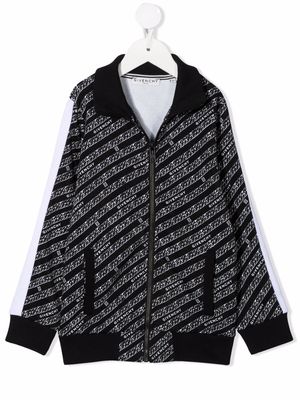 Givenchy Kids chain-print bomber jacket - Black