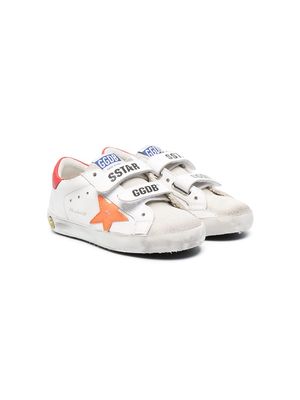 Golden Goose Kids Superstar touch strap sneakers - White