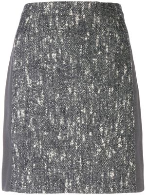Balenciaga Pre-Owned 2000's marled A-line skirt - Grey