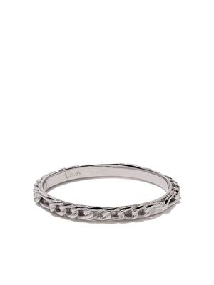 Wouters & Hendrix Gold 18kt white gold Figaro Chain ring