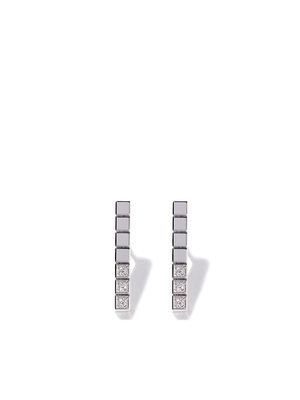 Chopard 18kt white gold Ice Cube Pure diamond earrings - FAIRMINED WHITE GOLD