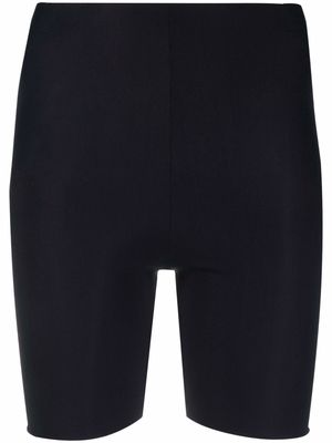 Jil Sander high waist cycling shorts - Black