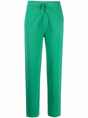12 STOREEZ straight-leg drawstring trousers - Green