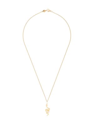 Nialaya Jewelry mini snake pendant necklace - Gold