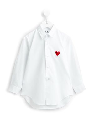 Comme Des Garçons Play Kids classic shirt - White