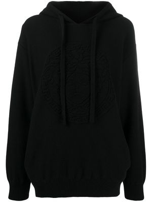 Versace Medusa wool hoodie - Black