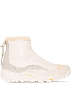 Our Legacy panelled ankle boots - White