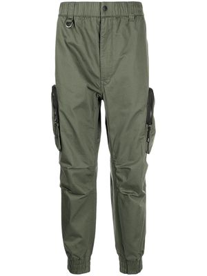 izzue straight-fit cargo trousers - Green