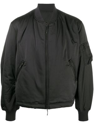 Y-3 padded logo bomber jacket - Black