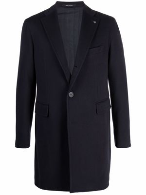 Tagliatore single-breasted tailored coat - Blue