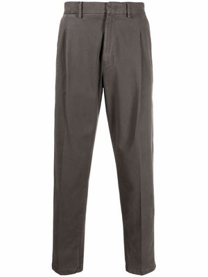 Dell'oglio mid-rise straight-leg trousers - Grey