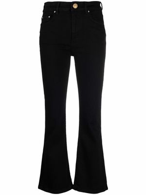 Chiara Ferragni wide cropped leg trousers - Black