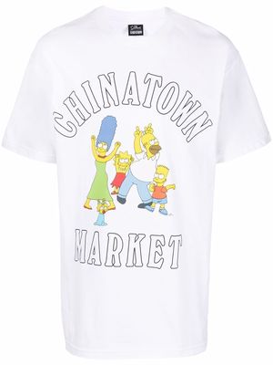 MARKET x The Simpsons Family-print T-shirt - White