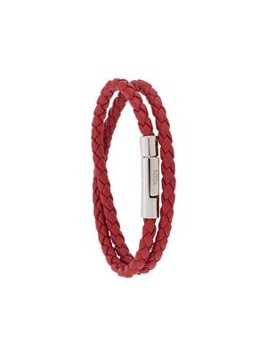 Tod's woven strap bracelet - Red