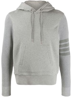 Thom Browne 4-Bar loopback hoodie - Grey
