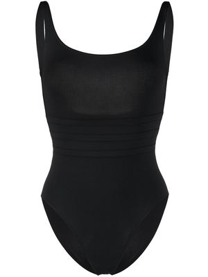 Eres stitched panel swimsuit - Black