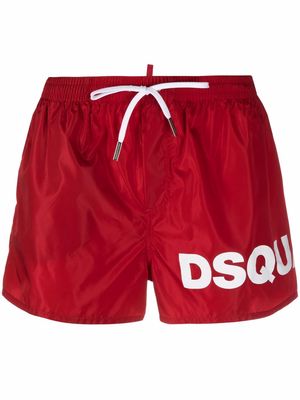 Dsquared2 logo print swim shorts