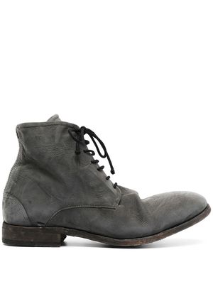 Isaac Sellam Experience chunky lace-up leather boots - Grey