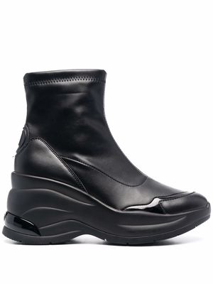 LIU JO Karlie platform boots - Black