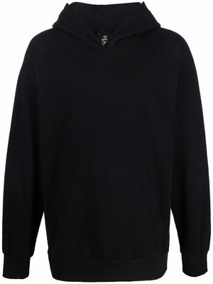 Thom Krom slogan-graphic print hoodie - Black