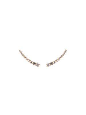 ALINKA large 'DASHA' diamond slider earrings - Gold