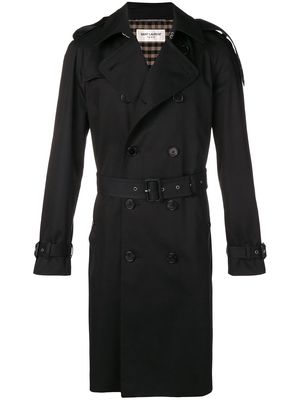 Saint Laurent Classic trench coat - Black