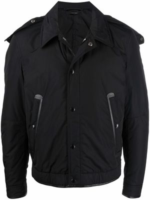 TOM FORD hooded nylon jacket - Black