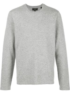 Vince long-sleeve fitted sweater - Grey