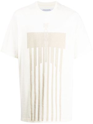 Julius graphic-print cotton T-shirt - White