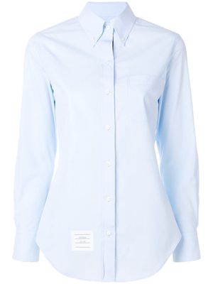 Thom Browne button-down slim-fit shirt - LIGHT BLUE