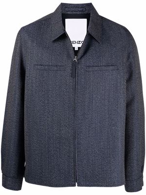 Kenzo zipped-up jacket - Blue