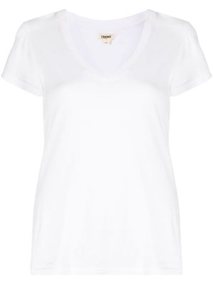 L'Agence v-neck T-shirt - White