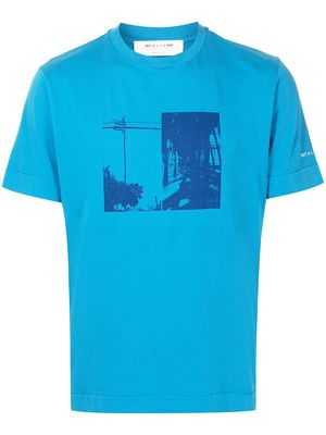 1017 ALYX 9SM photograph-print cotton T-shirt - Blue