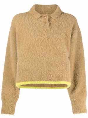 Jacquemus Le Polo Neve textured jumper - Neutrals