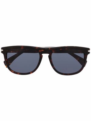 LANVIN tortoiseshell-effect D-frame sunglasses - Brown