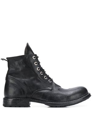 MOMA lace-up ankle boots - Black
