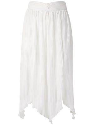 Olympiah Camelia midi skirt - White