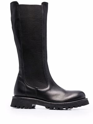MOMA knee-length leather boots - Black