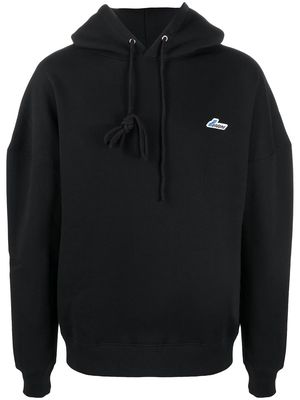 We11done dropped shoulder hoodie - Black