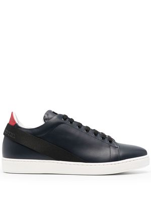 Kiton two-tone low-top sneakers - Blue
