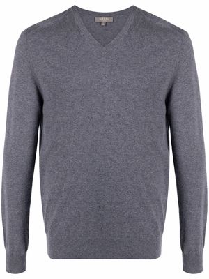 N.Peal V-neck cashmere jumper - Grey