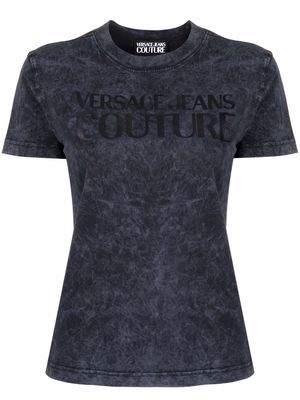 Versace Jeans Couture logo-print T-shirt - Blue