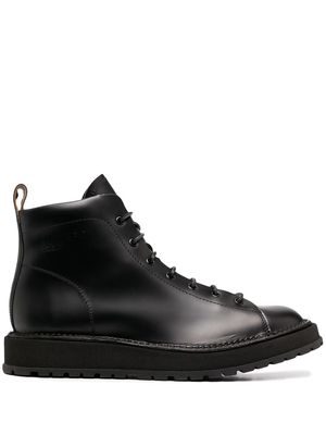 Buttero lace-up ankle boots - Black