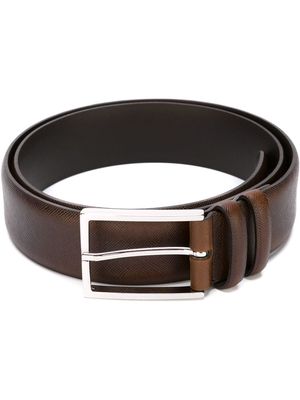 Orciani classic buckle belt - Brown