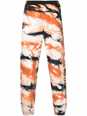 Aries tie-dye print trousers - Orange